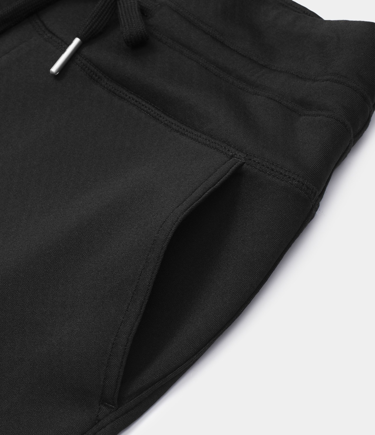 Einfarbige, lässige Thermo-Jogginghose aus 3D-Fleece mit hohem Bund, Kordelzug und Seitentaschen