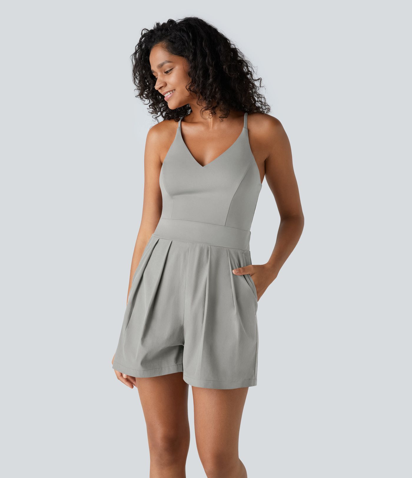 Breezeful™ Pocket Quick Dry Slip Romper