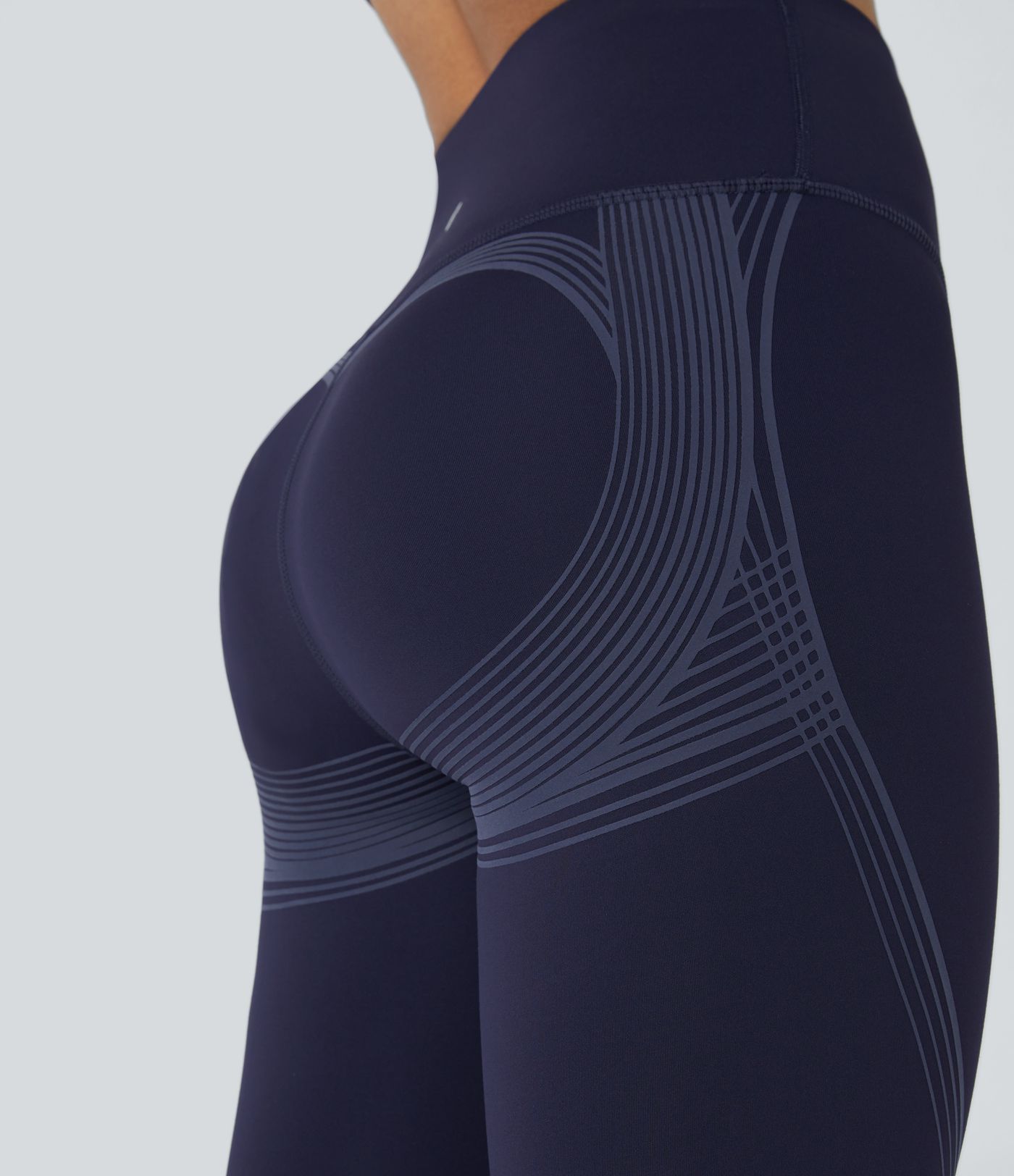 Po-Lifting Leggings mit hohem Bund, Bauchkontrolle, formende, schnell trocknende Lauf-Leggings