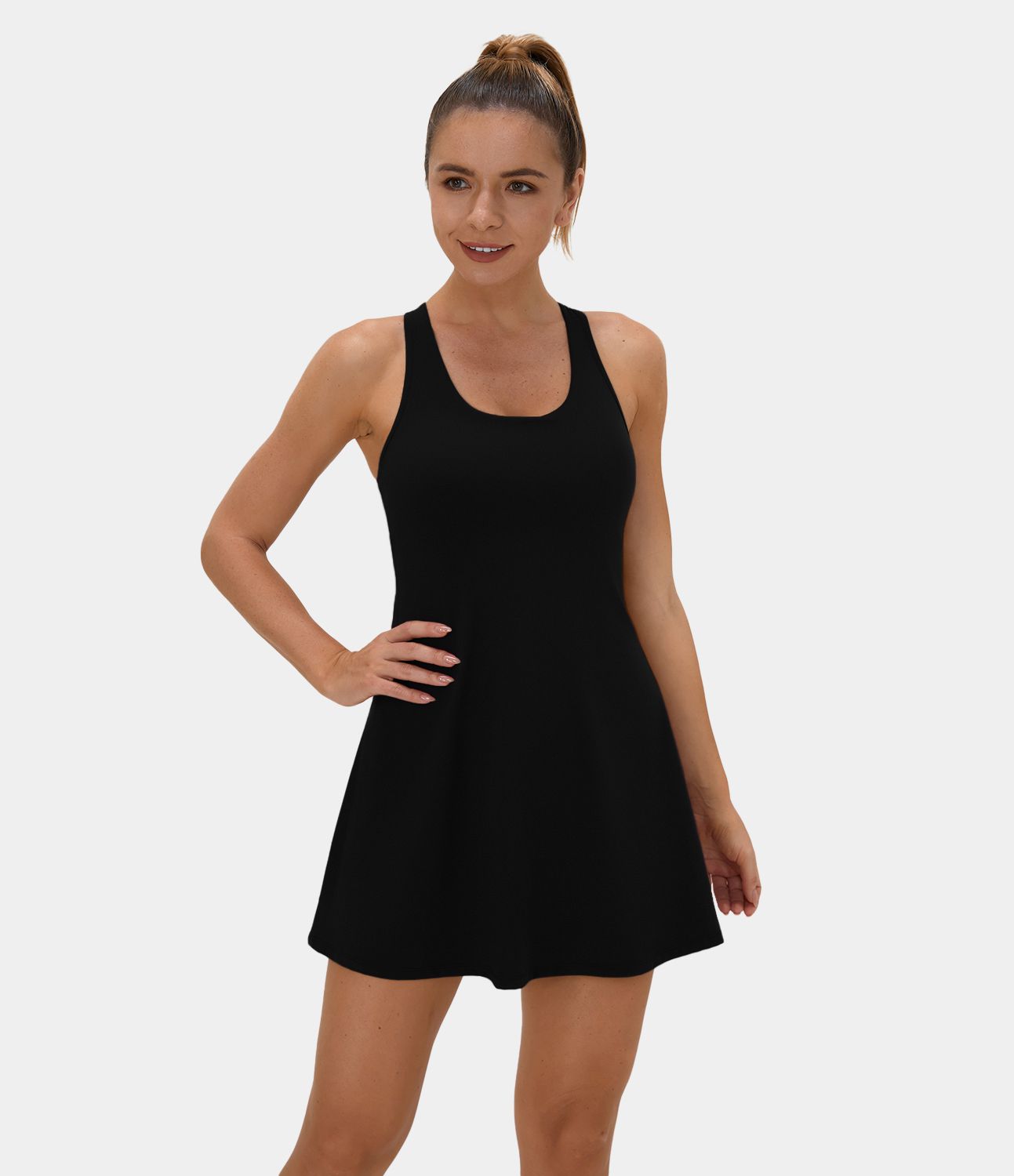 SoftlyZero™ Airy Pocket 2-in-1 Cool Touch Tennis Active Dress-UPF50+