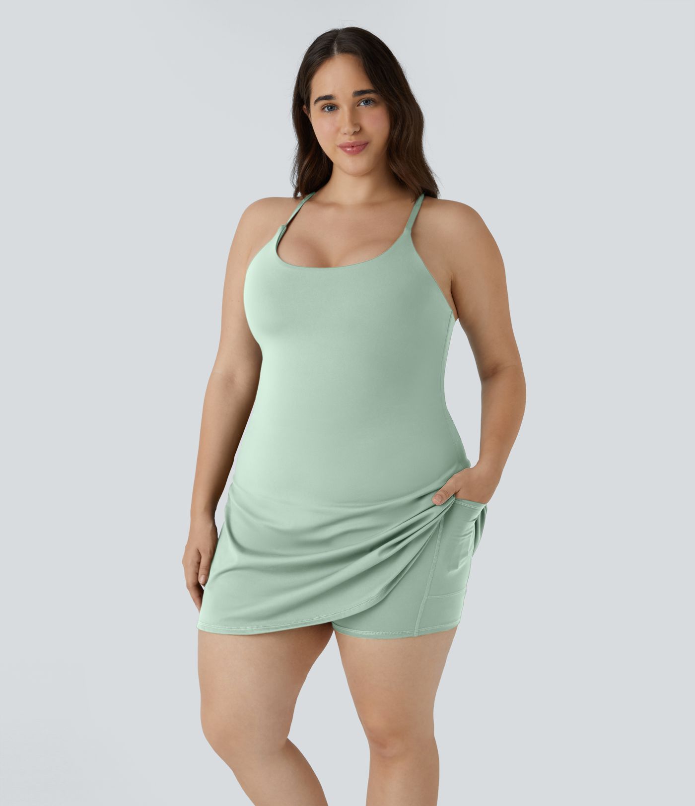 Everyday SoftlyZero™ Plush Plus Size Dress-Wannabe