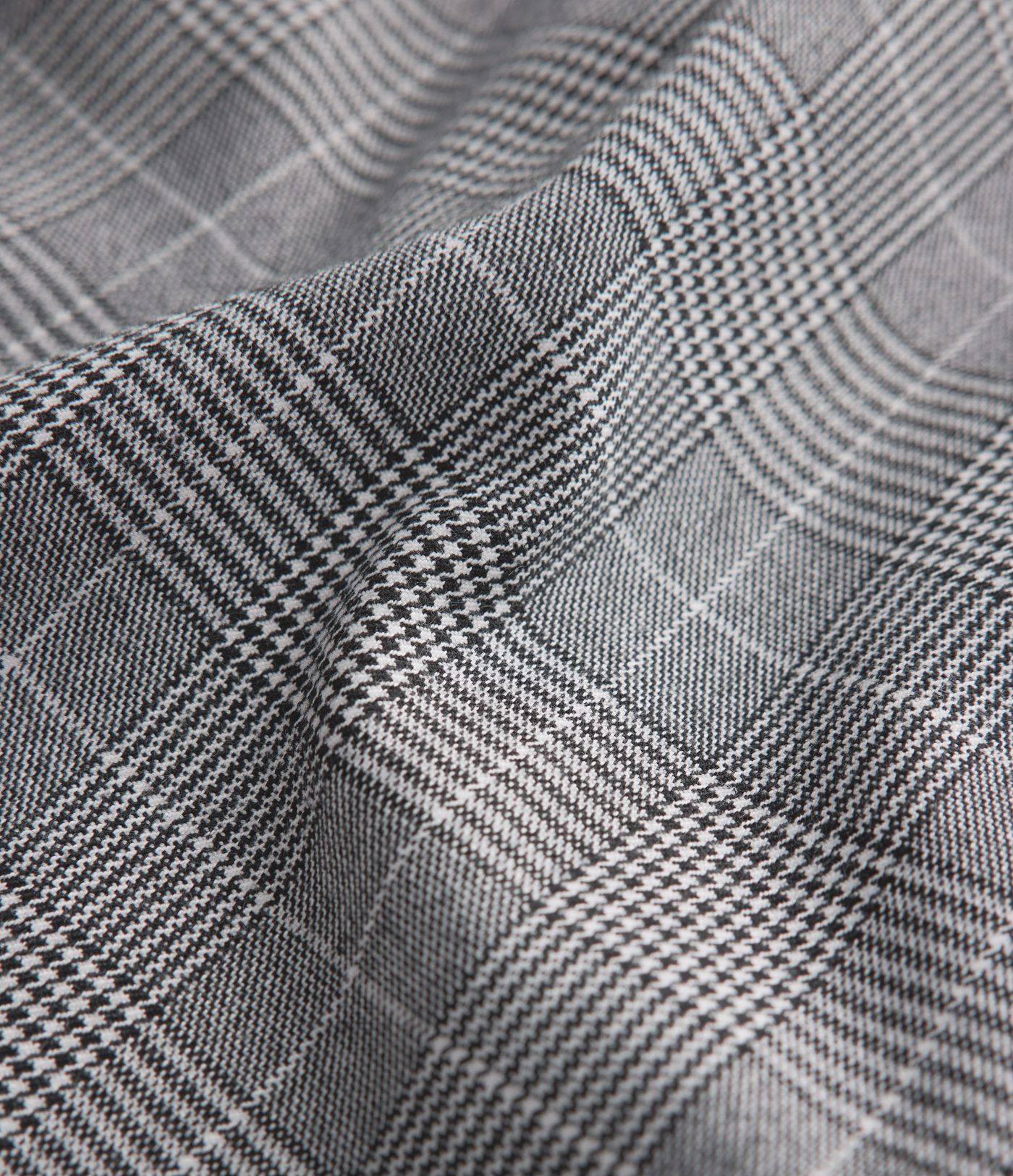 High Waisted Tie Side 2-in-1 Houndstooth Mini Work Skirt