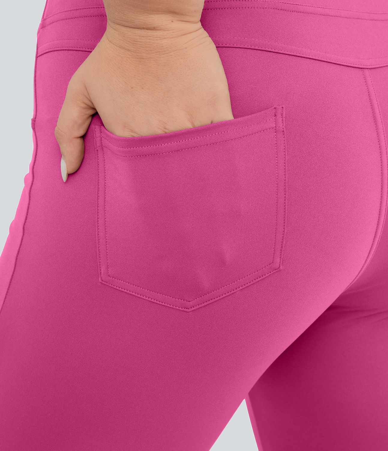 DayStretch High Waisted Pocket Flare Yoga Plus Size Leggings