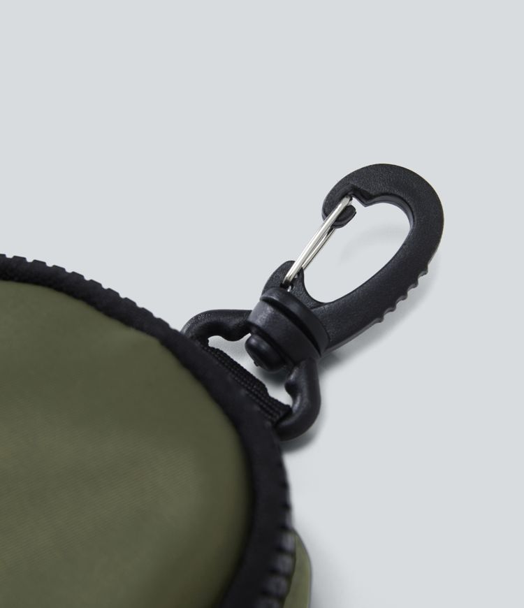 Monedero nailon cremallera logotipo Halara