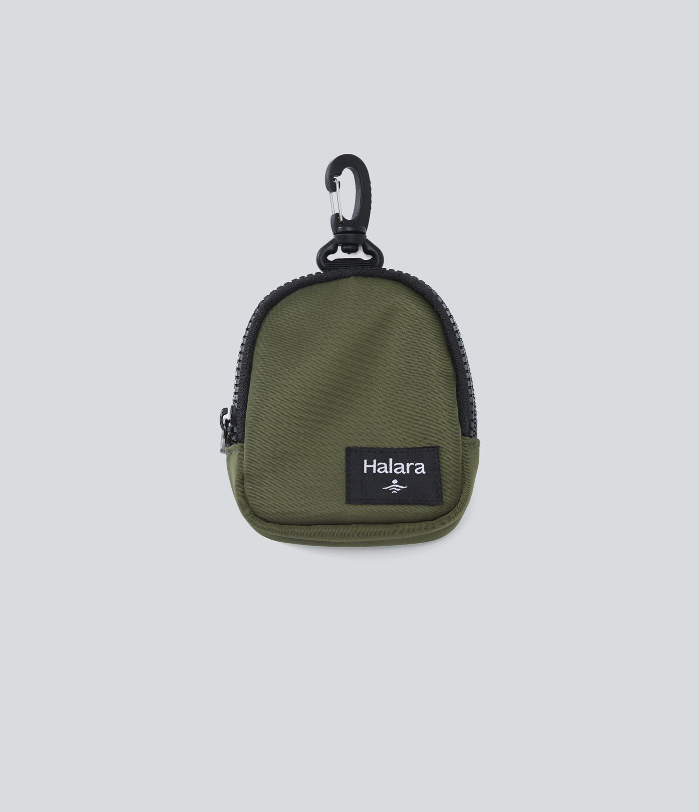 Halara Logo Zipper Nylon Coin Purse