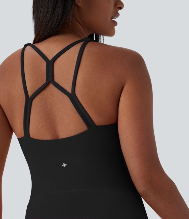 SoftlyZero™ 2-in-1 Mini-Yoga-Aktivkleid mit Tasche – Easy Peezy Edition – UPF50+