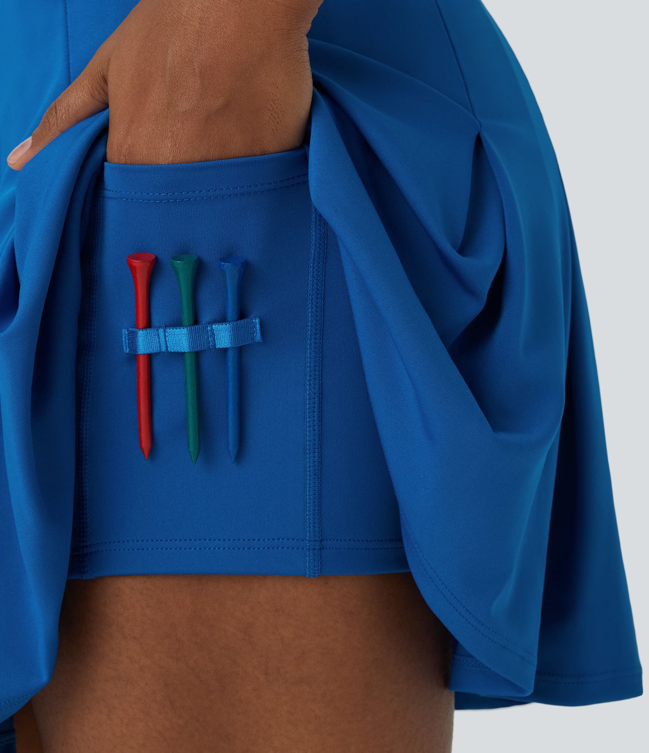 Falda Deportiva Con Pantalones Para Mujer - Cintura Alta, Con Bolsillo