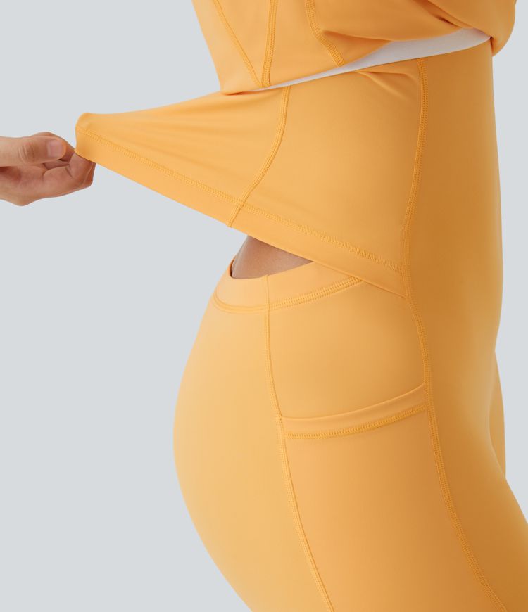 Minivestido deportivo yoga sin espalda 2 en 1 bolsillo lateral edición Easy Peezy