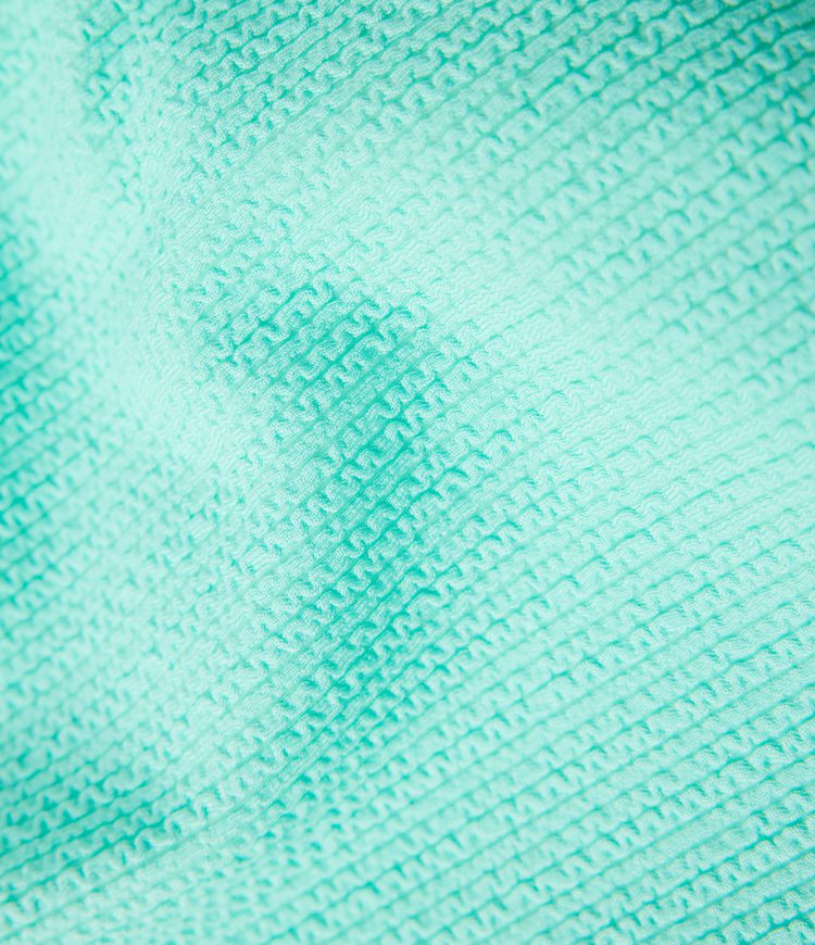 Maillot de bain une pièce texturé dos nu avec laçage