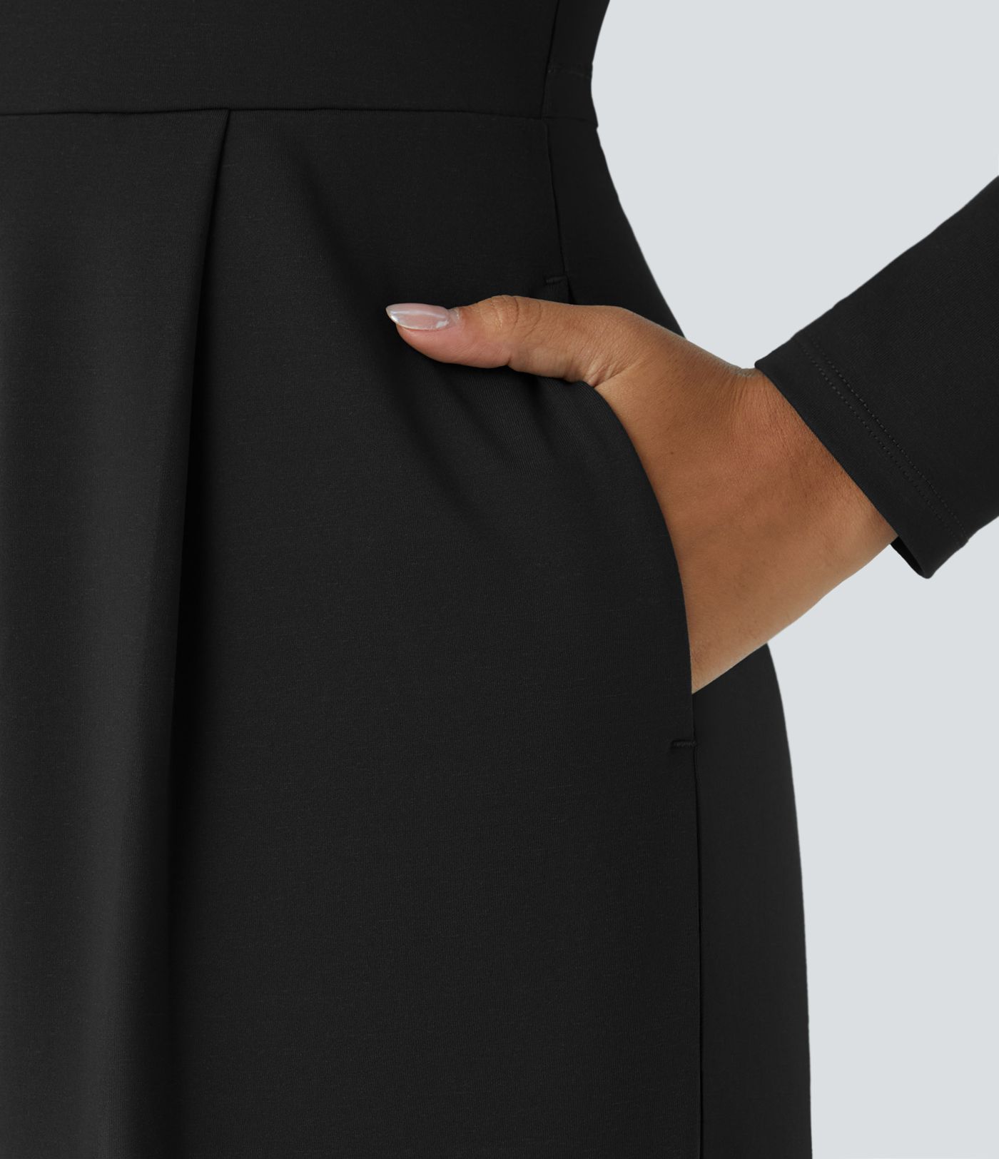 Combinaison de cérémonie à manches longues, coupe large avec poches latérales et zip invisible - Édition Easy Peasy