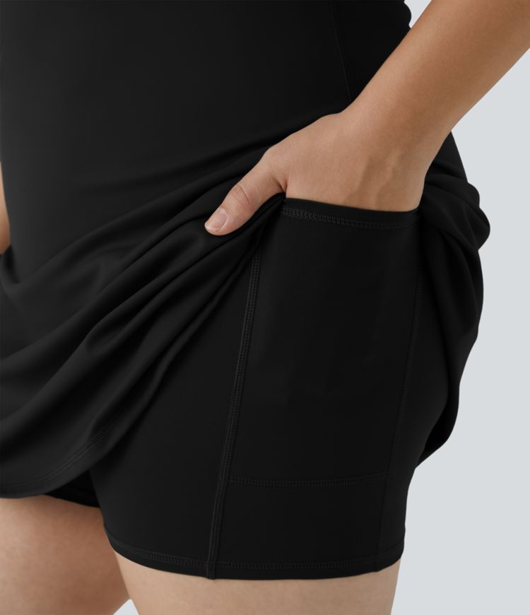 Everyday SoftlyZero™ Plush Plus Size Dress-Wannabe