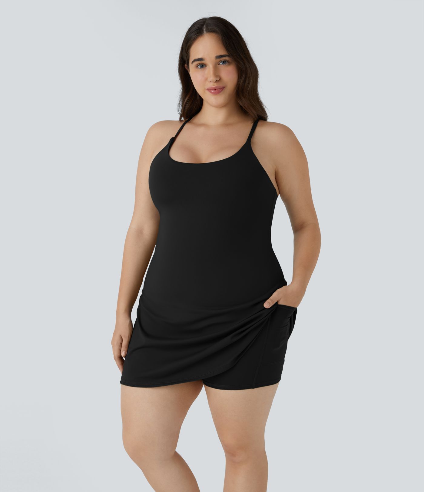 Everyday SoftlyZero™ Plush Plus Size Dress-Wannabe