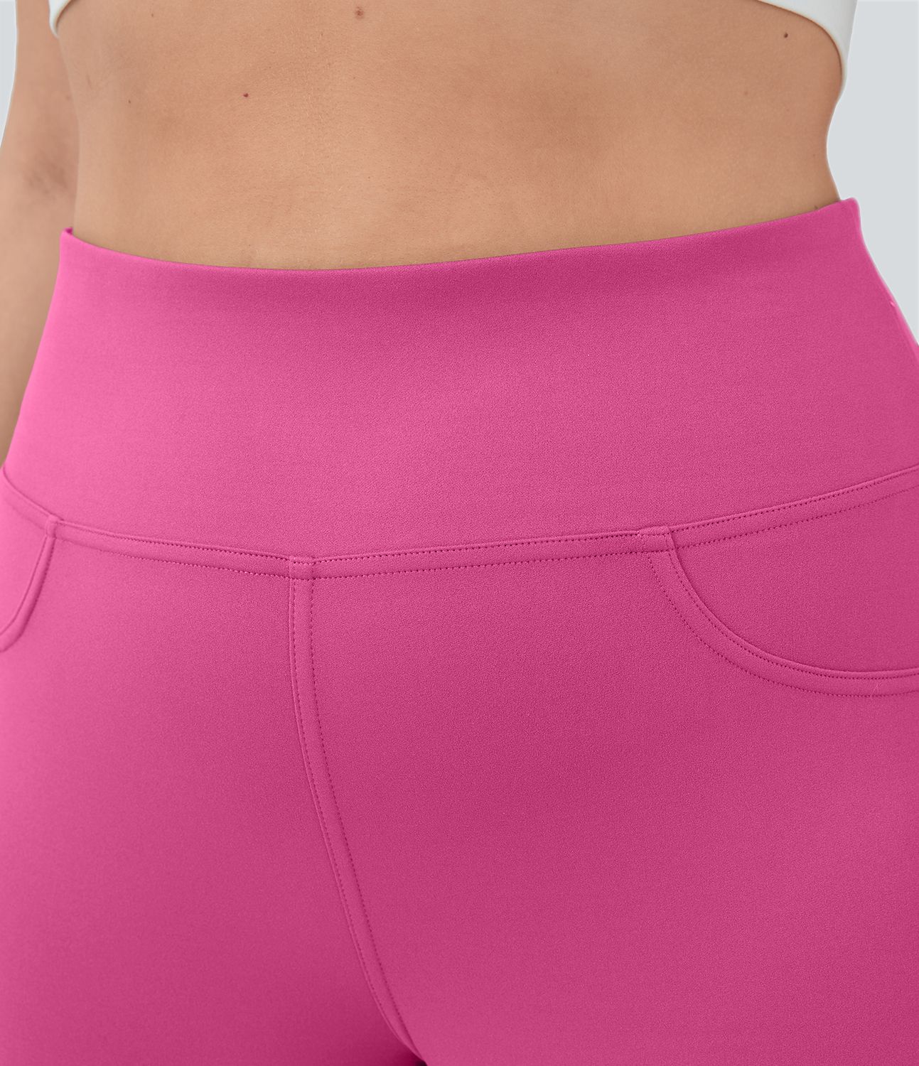 DayStretch High Waisted Pocket Flare Yoga Plus Size Leggings