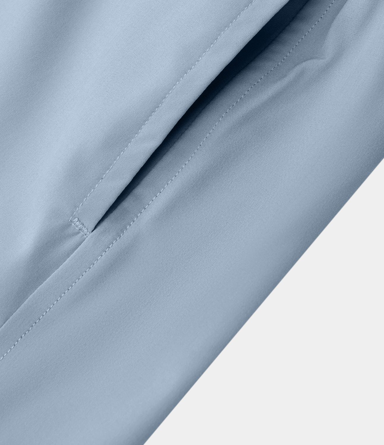 Breezeful™ 2-in-1 Crossover-Yoga-Shorts mit hohem Bund und Seitentaschen - schnelltrocknend, 10,2 cm