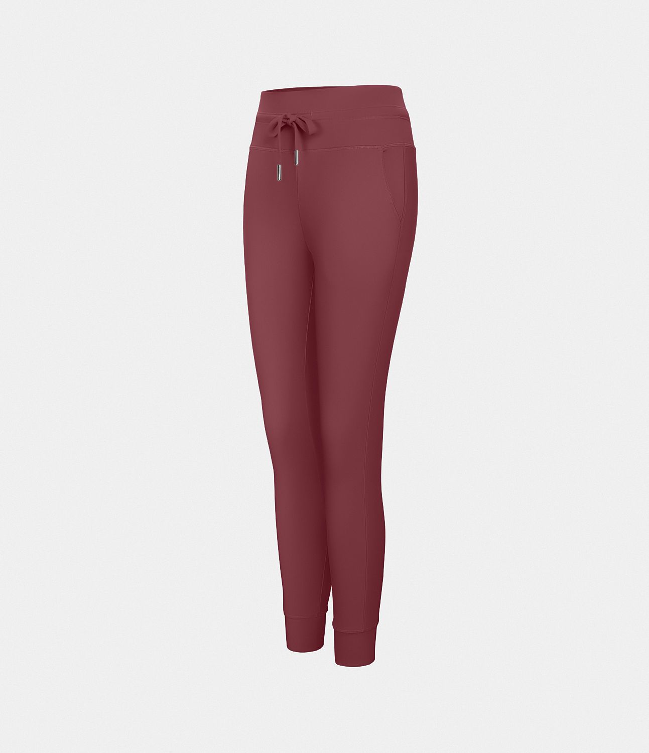 Softlyzero™ Plush Jogginghose mit hohem Bund, Kordelzug, Seitentasche, schlichte Jogginghose in voller Länge