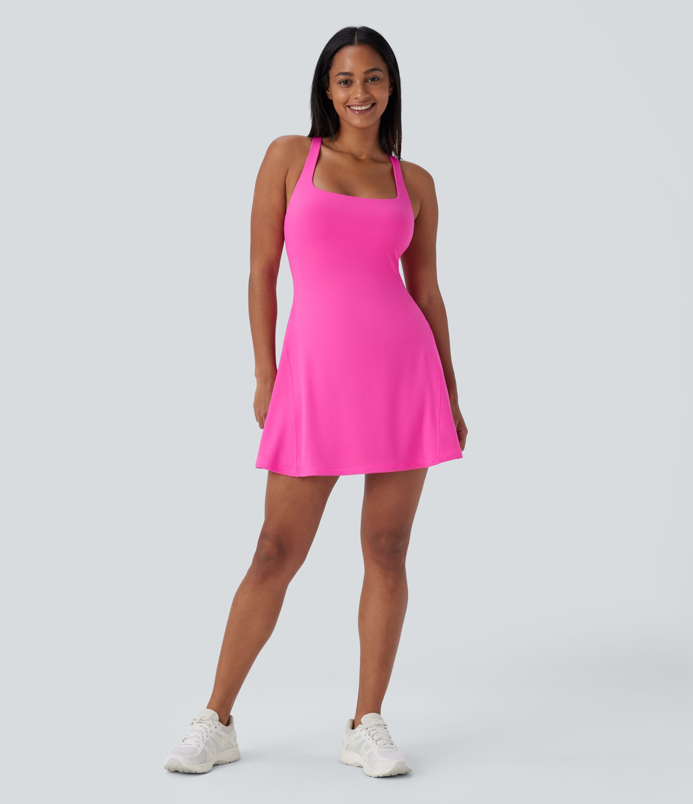 SoftlyZero™ 2-in-1 Pocket Mini Yoga Active Dress-Easy Peezy Edition-UPF50+