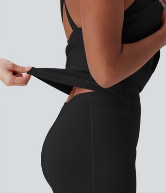 SoftlyZero™ 2-in-1 Mini-Yoga-Aktivkleid mit Tasche – Easy Peezy Edition – UPF50+