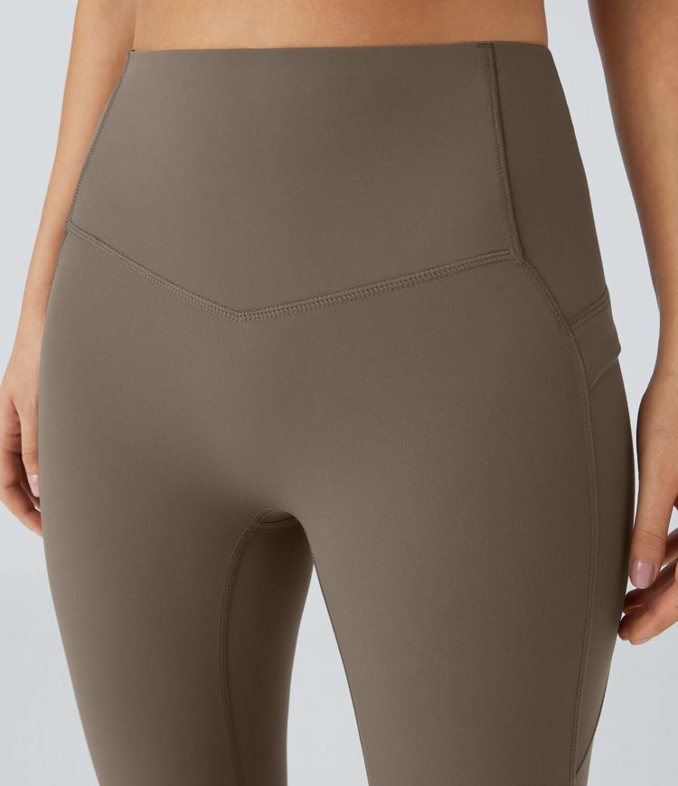 Halara UltraSculpt™ SoCinched leggings de yoga taille haute avec poches, qui rehaussent les fessiers et sculptent le ventre