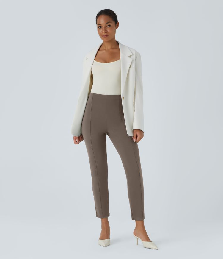 Halara Flex™ High Waisted Pocket Slim Work Trousers