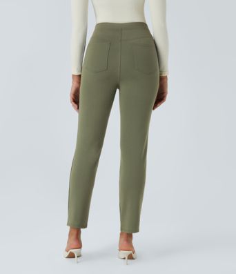 Halara Flex™ High Waisted Pocket Slim Work Pants Halara Flex™ High Waisted Pocket Slim Work Pants