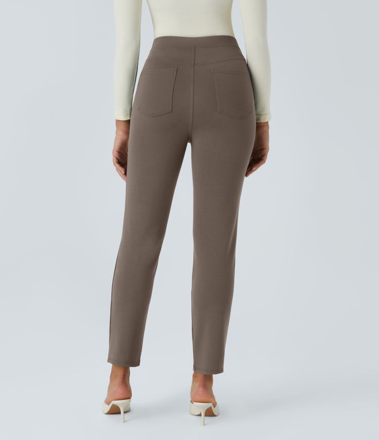 Halara Flex™ High Waisted Pocket Slim Work Trousers