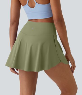 Everyday Softlyzero™ Airy Crossover 2-in-1-Mini-Tennisrock mit Seitentaschen-Lucid