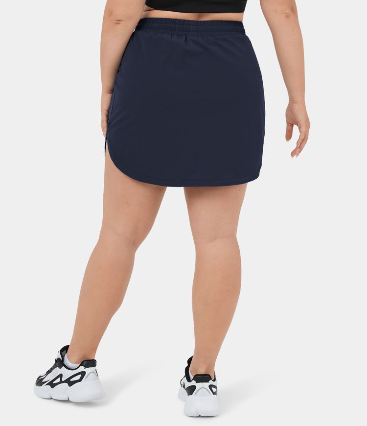Everyday 2-in-1 Plus Size Golf Skirt-Serenity