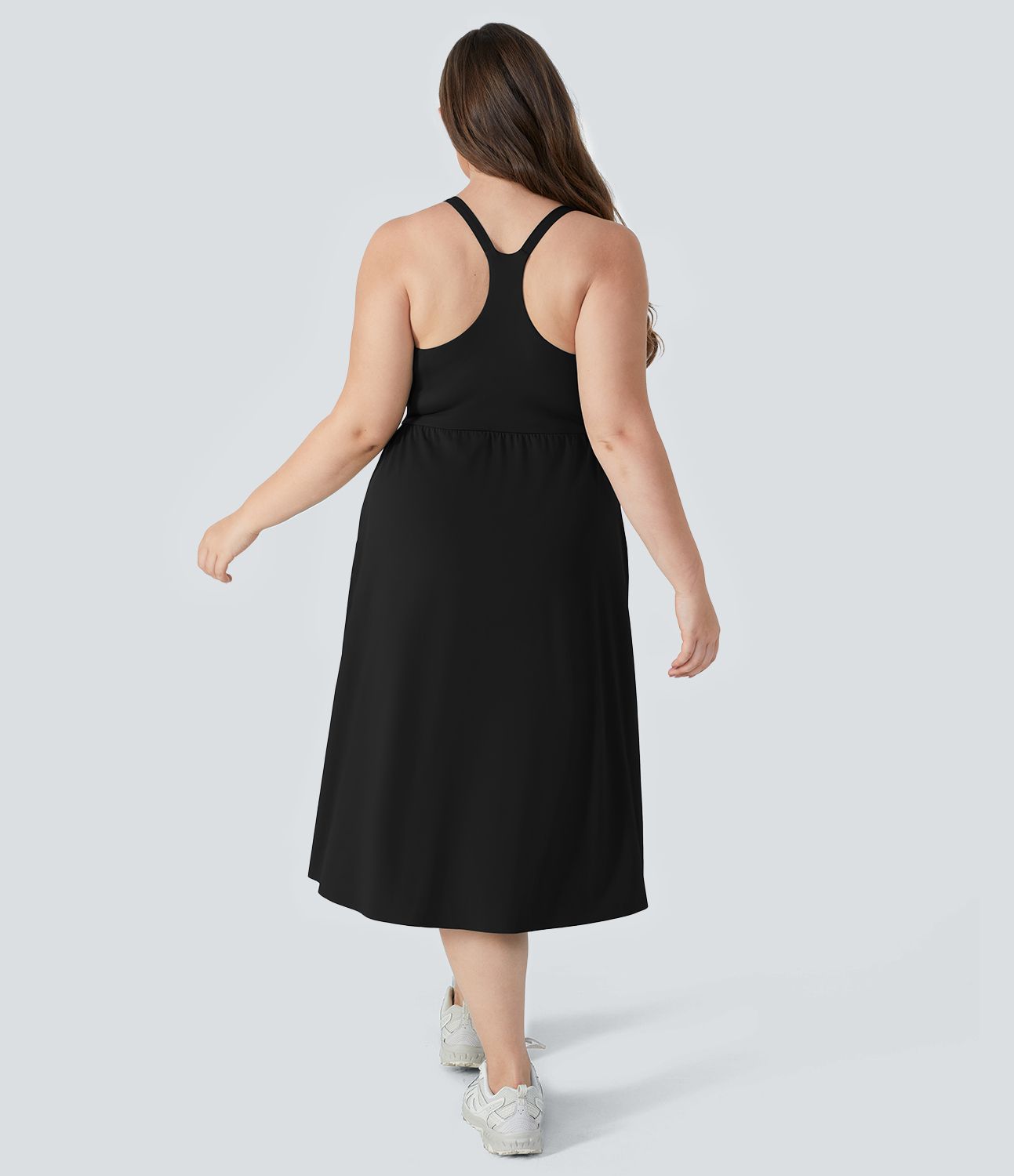 Everyday Plus Size Midi Chill Dress-La Land
