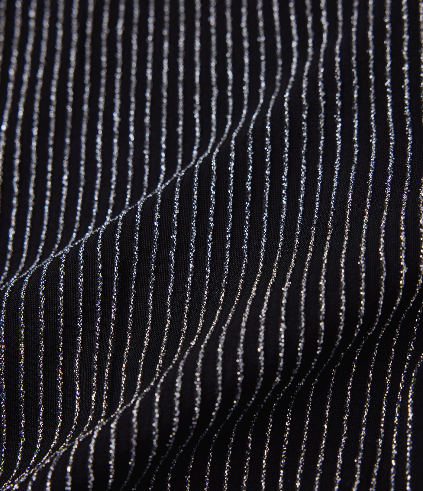 Pantalon flare taille haute, effet sparkle avec poche