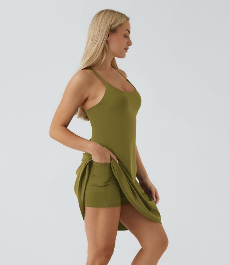 Everyday Softlyzero™ Airy rückenfreies 2-in-1-Aktivitätskleid – Euphoria Air – längeres Kleid und verstellbare Träger