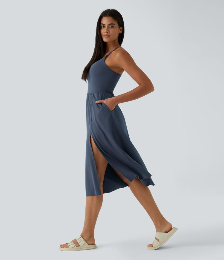 Everyday Midi Chill Dress-La Land Everyday Midi Chill Dress-La Land