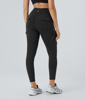 DayStretch High Waisted Cargo Pocket Skinny Yoga Leggings