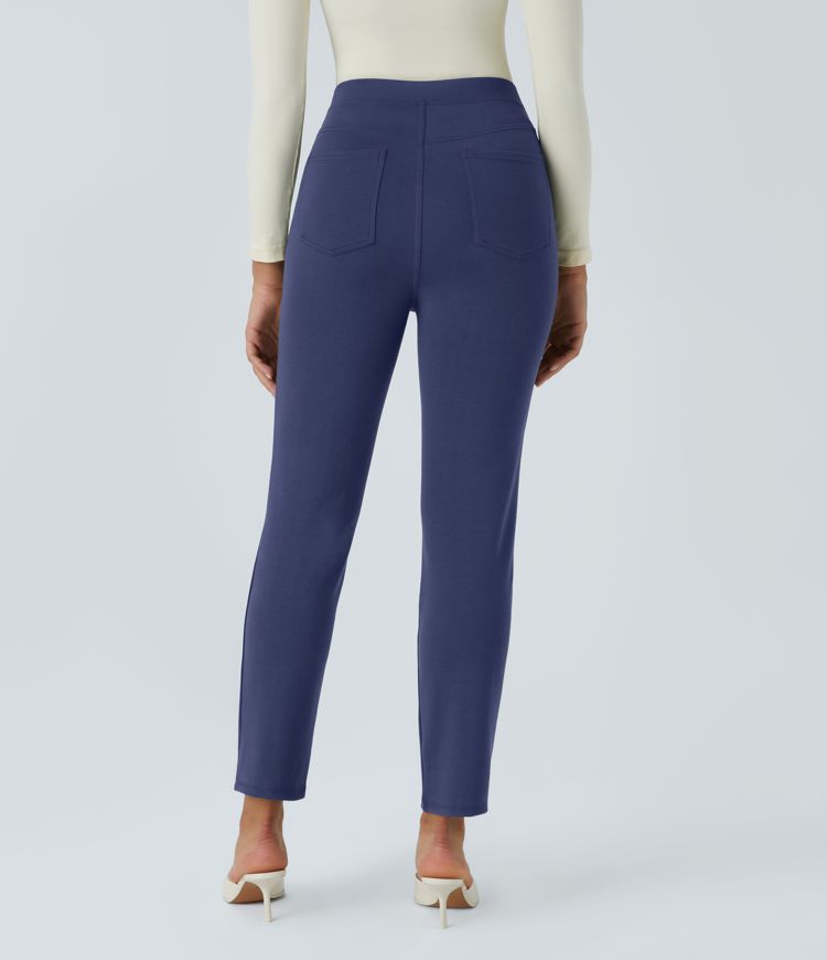 Halara Flex™ High Waisted Back Side Pocket Slim Work Pants