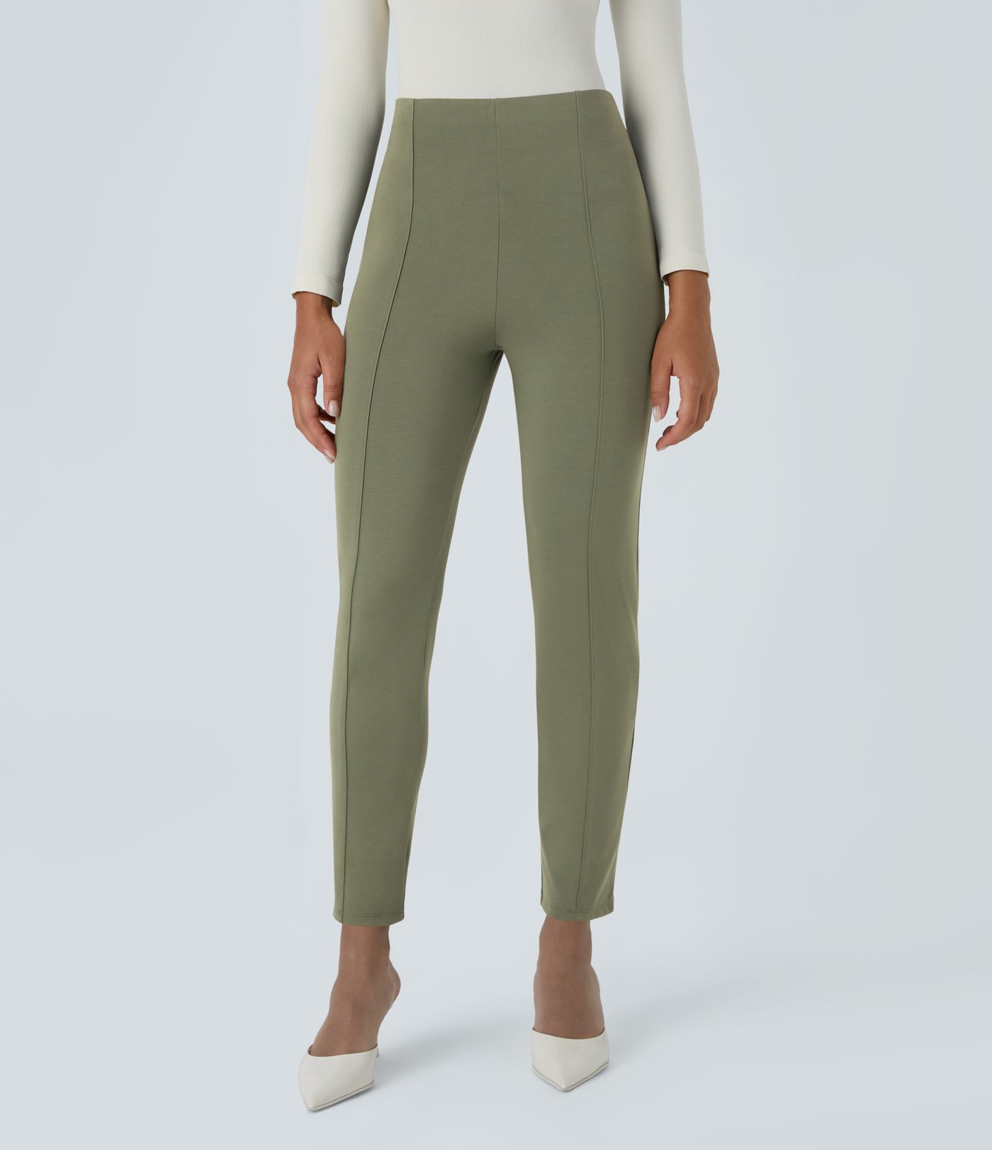 Halara Flex™ High Waisted Pocket Slim Work Pants Halara Flex™ High Waisted Pocket Slim Work Pants