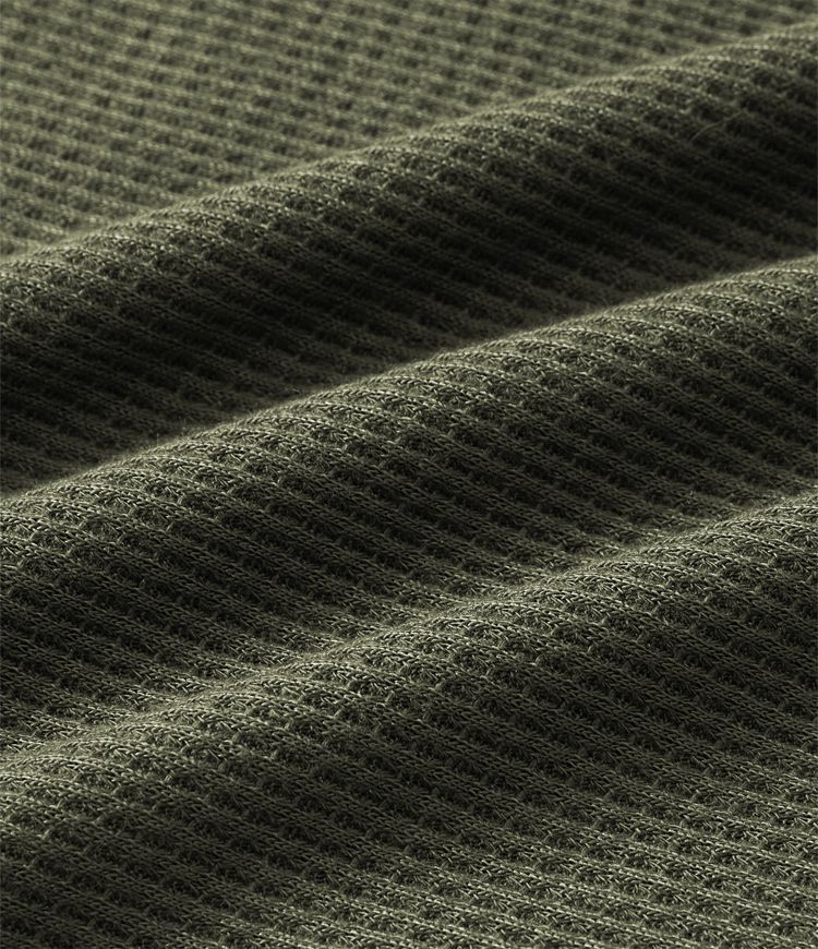 Vestido sudadera gofre cuello barco manga raglán ojal del pulgar abertura