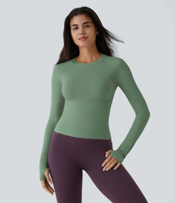 Στερεό Τοπ Αθλητικό Γιόγκα με Οπή Αντίχειρα