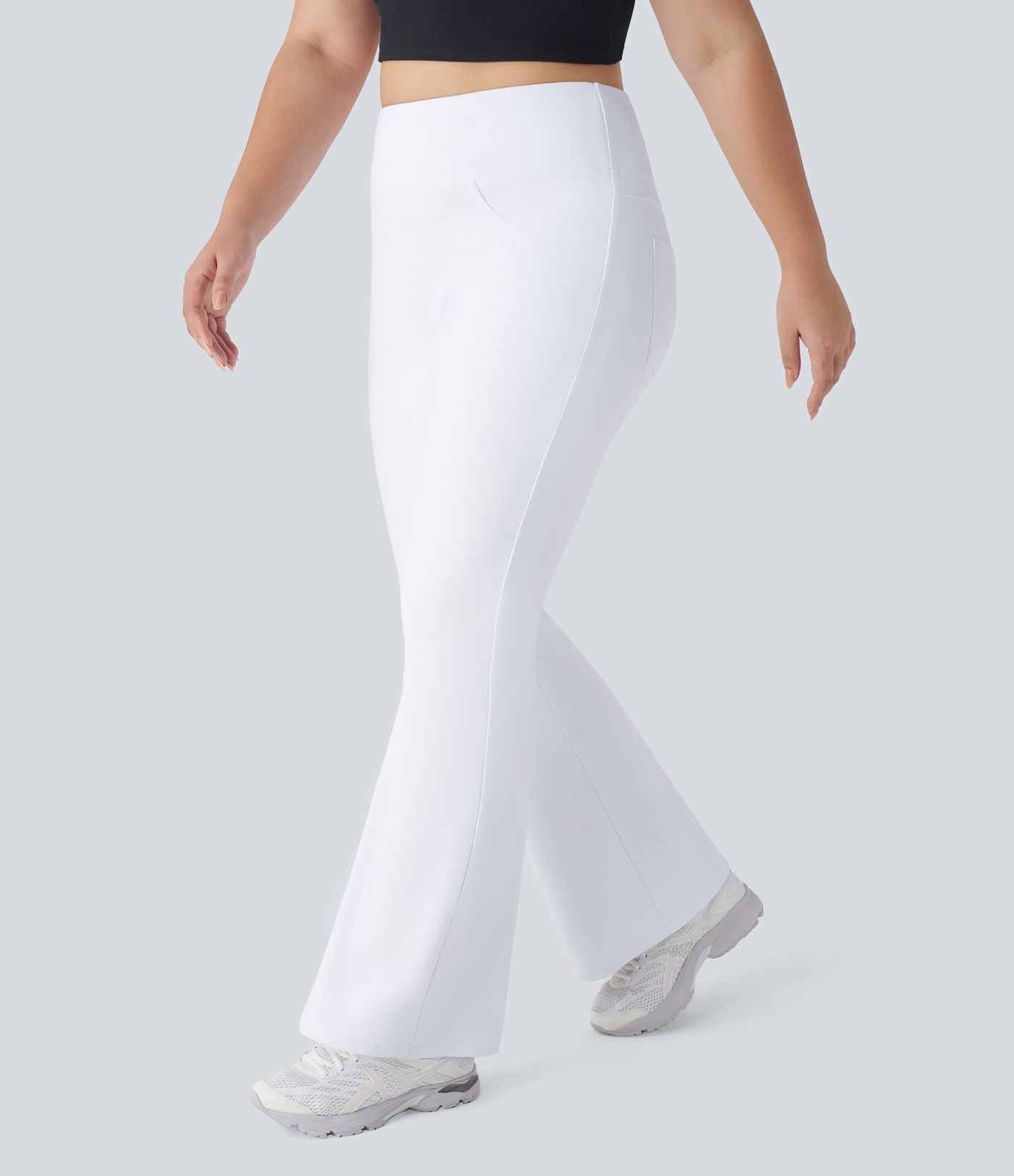DayStretch High Waisted Pocket Flare Yoga Plus Size Leggings