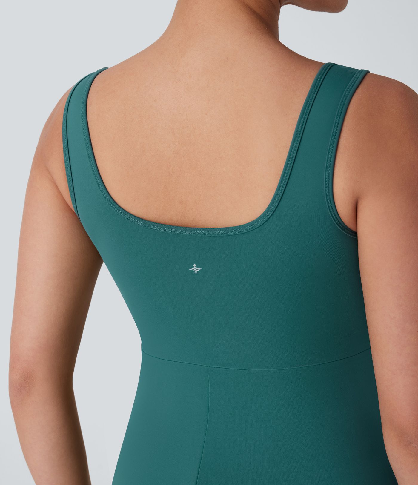 SpeedWave™ Square Neck Backless Side Pocket Quick Dry Mini Hiking Active Dress