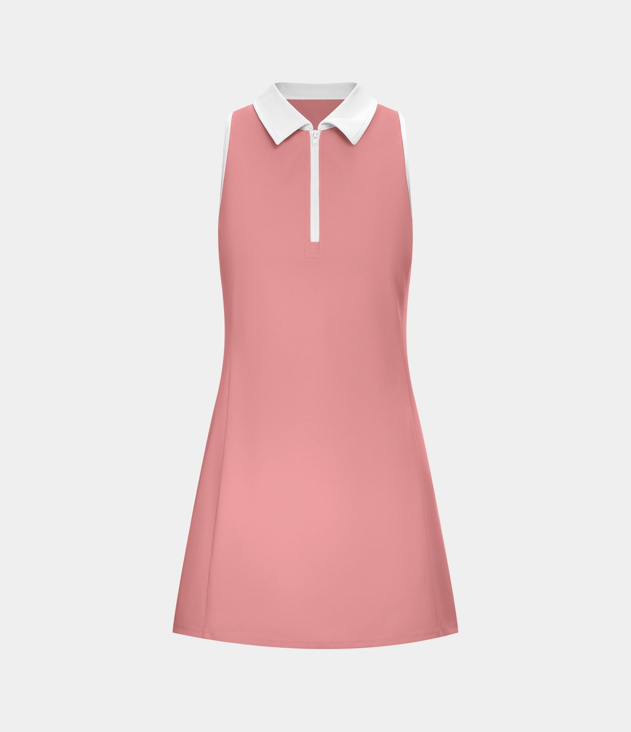 Robe active golf mini 2 pièces col color block zippée sans manches DayStretch avec poches - Poche pour tees de golf