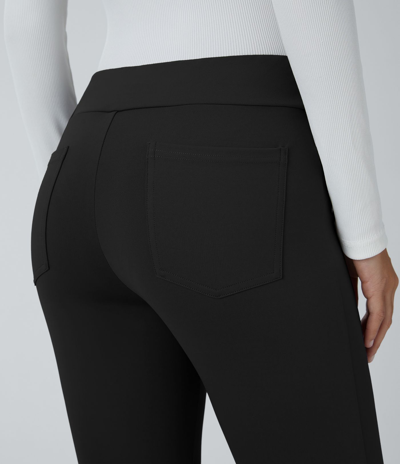 Halara Flex™ SculptKnit Mid Rise Pocket Work Pants