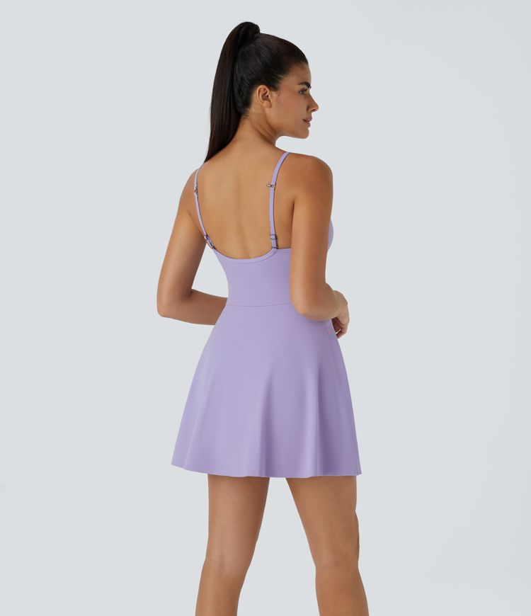 Everyday Softlyzero™ Plush Vestido actividad 2 en 1 bolsillo acolchado sin espalda -Aniversario