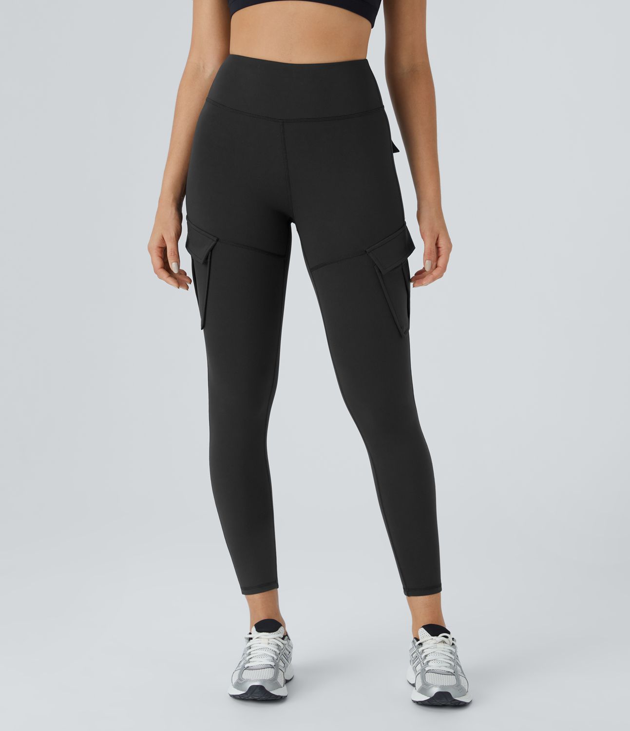 DayStretch High Waisted Cargo Pocket Skinny Yoga Leggings