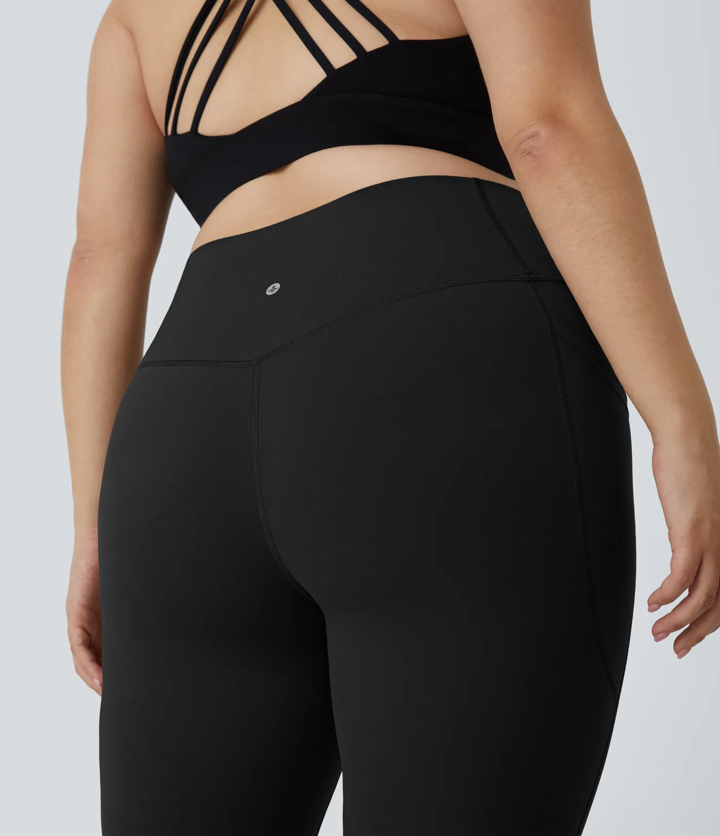 SoCinched High Waisted Tummy Control Side Pocket Shaping Training Plus Size Leggings