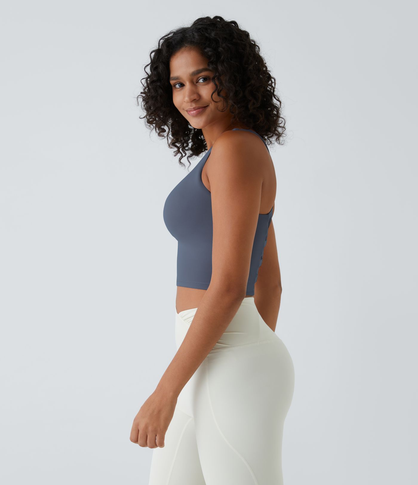 Cropped Yoga Tank Vest Top A-C Cups