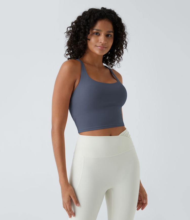 Cropped Yoga Tank Vest Top A-C Cups