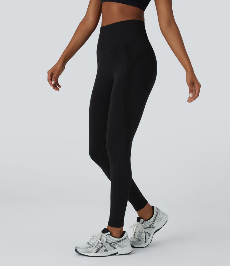 Seamless Flow High Waist Ruched 7/8 Yoga Leggings