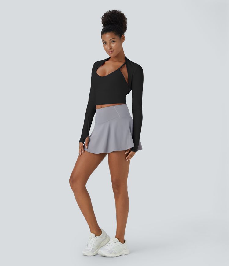 Softlyzero™ Airy Sleeveless Cropped Cool Touch Golf Shrug Sports Top