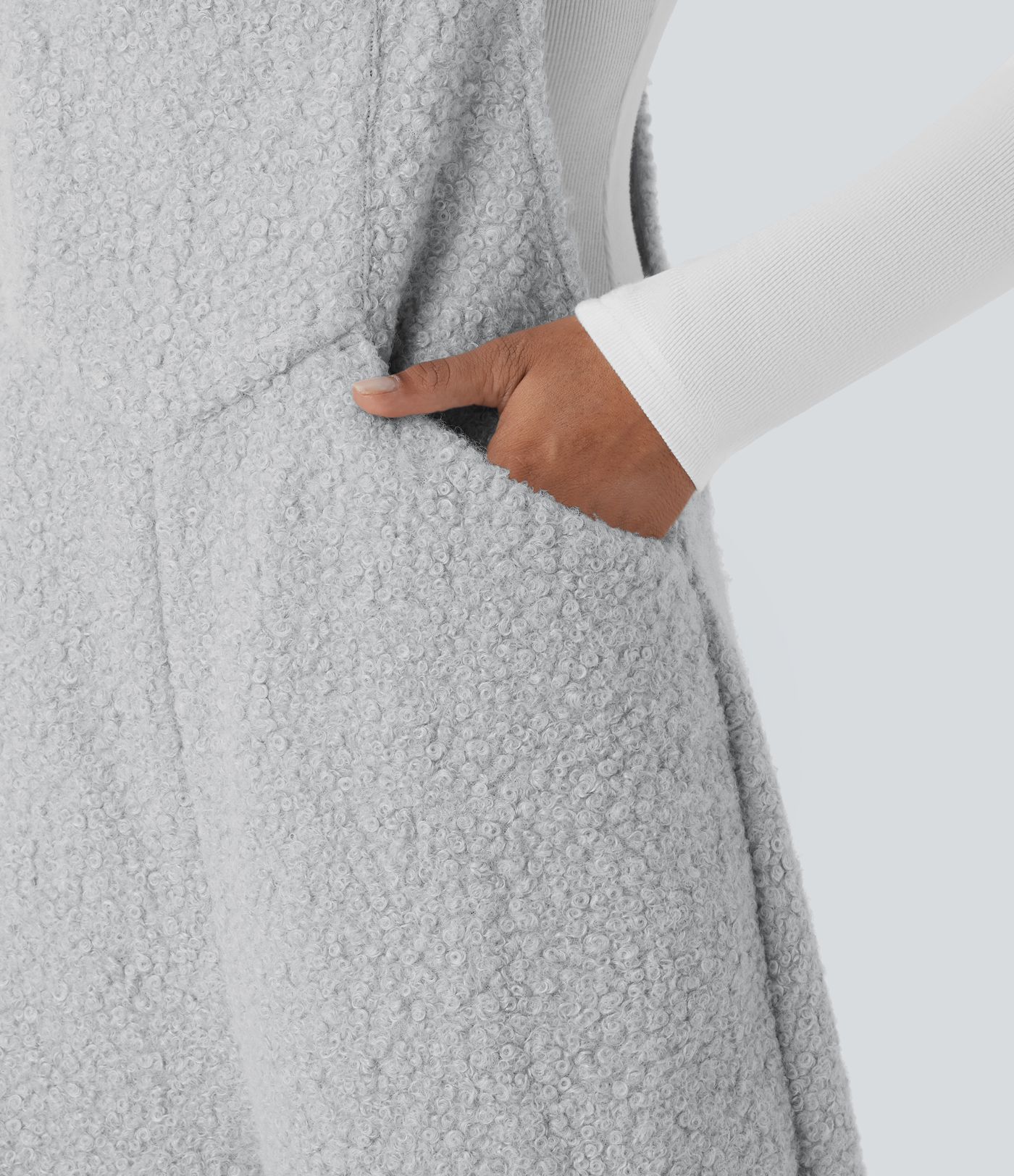 Pockets Casual Teddy Women Overalls