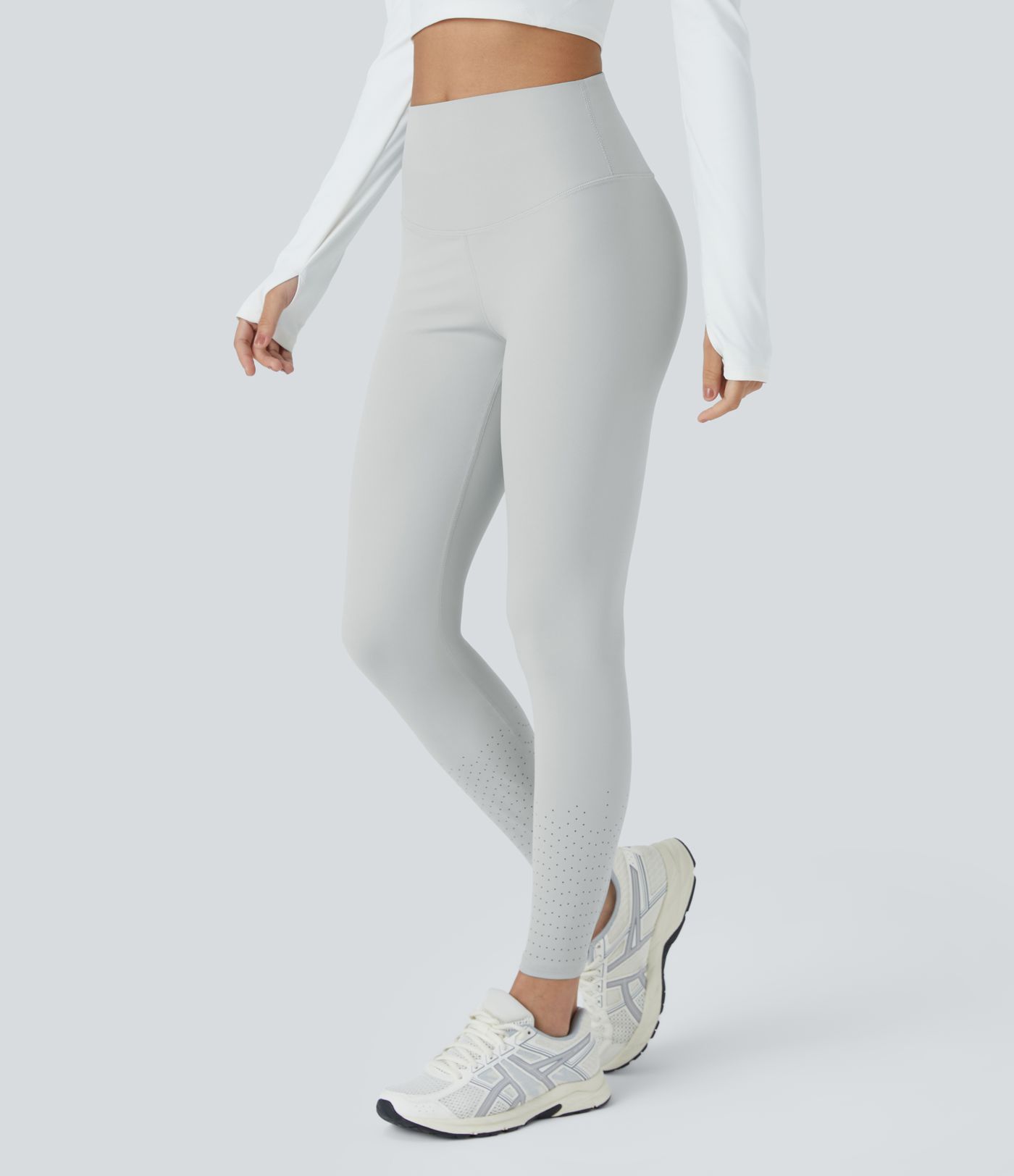 Leggings SoCinched pilate tiro alto control abdomen bolsillo trasero hueco 7/8