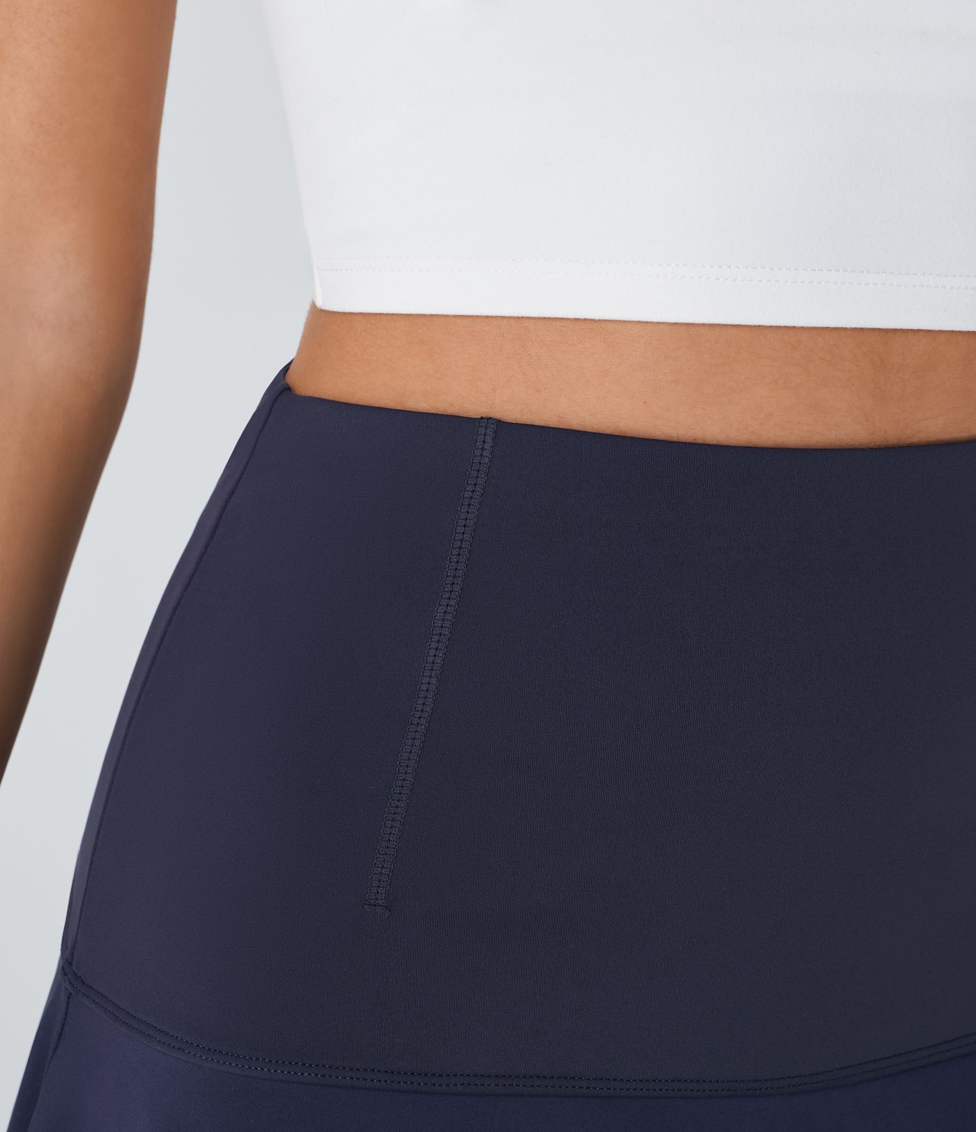 Breezeful™ High Waisted 2-in-1 High Low Flare Quick Dry Dance Skirt